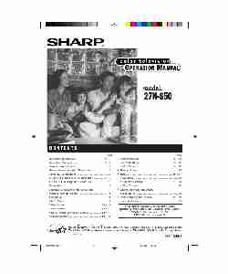 Sharp CRT Television 27N S50-page_pdf